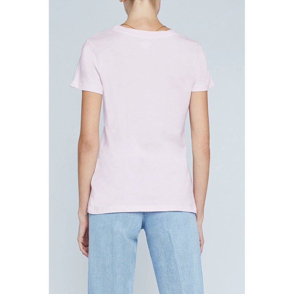 L’AGENCE Lilac Snow Cory Tee Shirt Medium New With Tags - Picture 8 of 10